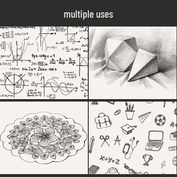 Студенческая тетрадь на 320 листов: Белая книга по живописи, граффити, рисункам и расчетам