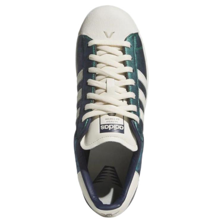 adidas Originals x Anthony Edwards SUPERSTAR Кеды для скейтбординга Мужские Зеленый Белый KI6583