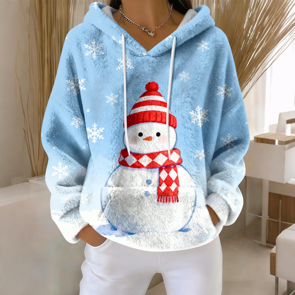 Hoodies For Women Oversized Winter Plush Cute Sweatshirts Pullover Trendy Fall Winter Clothes