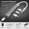 Mini USB-C Dock 4 Port OTG Adapter Splitter USB 3.0 HUB USB Type-C Hub USB Expander