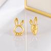 Radish Stud-free Animal Shape Small Fresh Simple Temperament Fashion Ear Jewelry