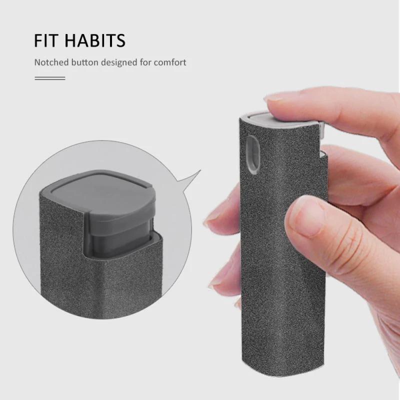 2 в 1 очиститель экрана спрей для удаления пыли с экрана мобильного телефона салфетка из микрофибры чистящие средства