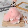 Artificial Rabbit Fur Rabbit  Key Chain Pompon Bag Pendant Cute Bunny Keychain  Gifts