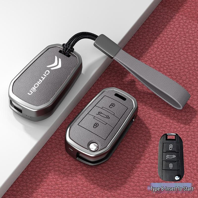 Чехол и пряжка для автомобильного ключа для моделей Citroen C3XR, C4L, Tianyi, C5, C4 Sega, Elysee, C6
