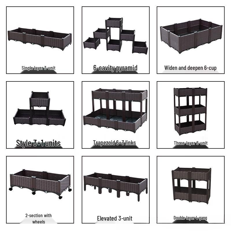 Shixun Elevated Modular Planter Box