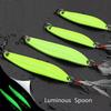 Metal Lures Set 4 Pcs FOX Luminous Spoon 5g, 6g, 11g, 13g. Набор металлических приманок для рыбалки