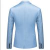2024 Mens Suit Business Casual No Iron Single Button Split Collar Wedding Party Coat Slim Fit Office Blazer Blazersets