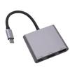 3-в-1 USB-C концентратор, подходит для AR-очков XREAL One, многопортовый адаптер, док-станция, поддержка быстрой зарядки PD 100 Вт, 4K 60 Гц