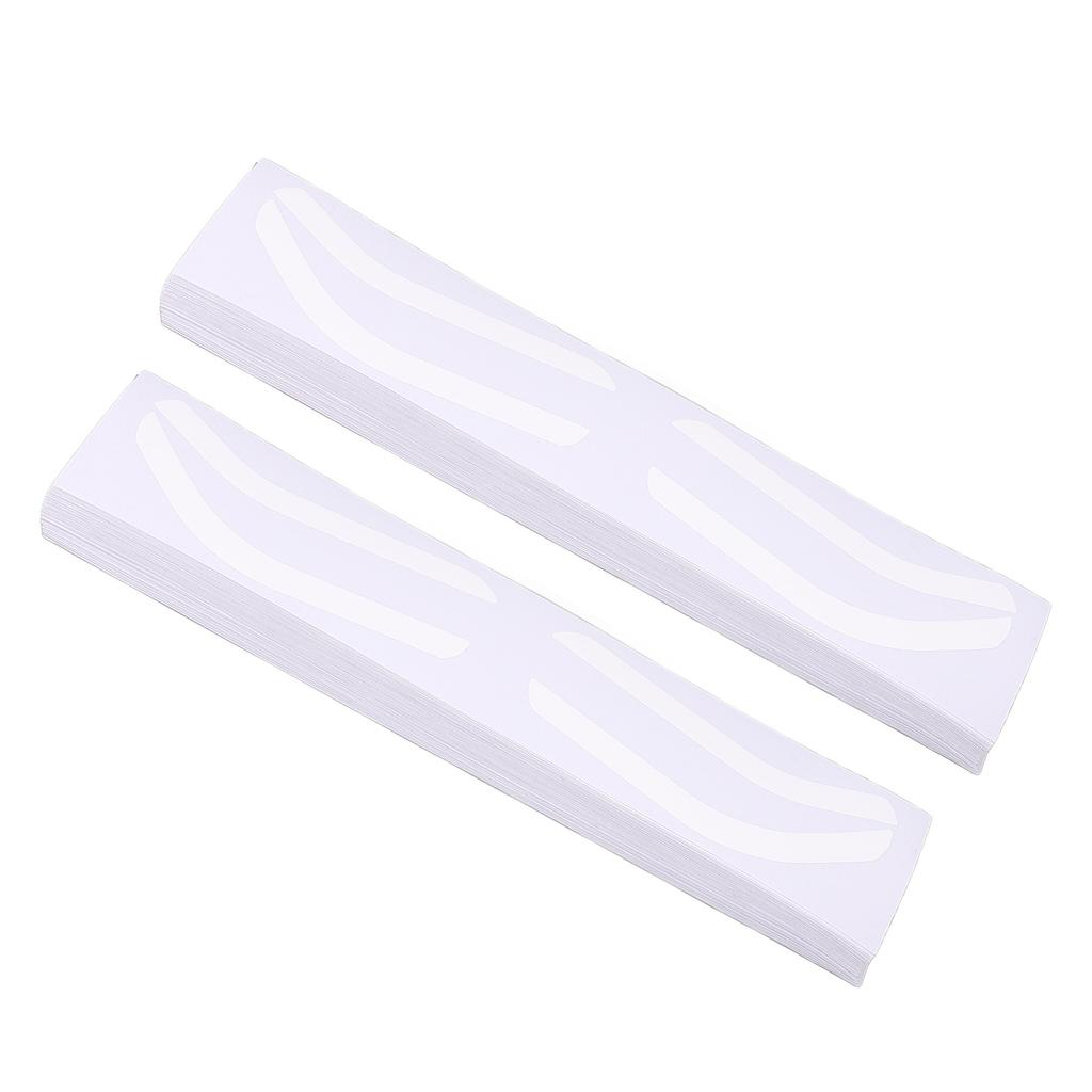 100 Sheet Brow Stencil Stickers Disposable Safe Hygienic Shaping Positioning Adhesive Eyebrow Template Stickers for