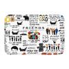 Funny TV Show Friends Collage Front Floor Door Entrance Mats Indoor Bathroom Kitchen Doormat Toilet Carpet Rug