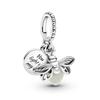 New 925 Silver Charms for Bracelets for Charm Bracelet Butterfly Amulets Charms Strong Spring Pink Jewelry Original
