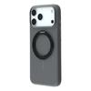 KIGC Магнитный чехол для iPhone 17 Pro Max с вращающейся подставкой Жесткая ПК задняя крышка для телефона