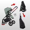 Babylux Scale Stroller Lightweight Urban Folding Stroller Sleeping Bag