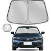 Windshield Visor for Honda Civic 2022 2023 Foldable Visor Suitable for Car Front Window Blocking Uv and Heat Car Interior Protective Cover Customized