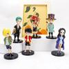 6 шт./компл. аниме One Piece фигурка ПВХ Луффи новая коллекционная модель украшения куклы детские игрушки для рождественского подарка