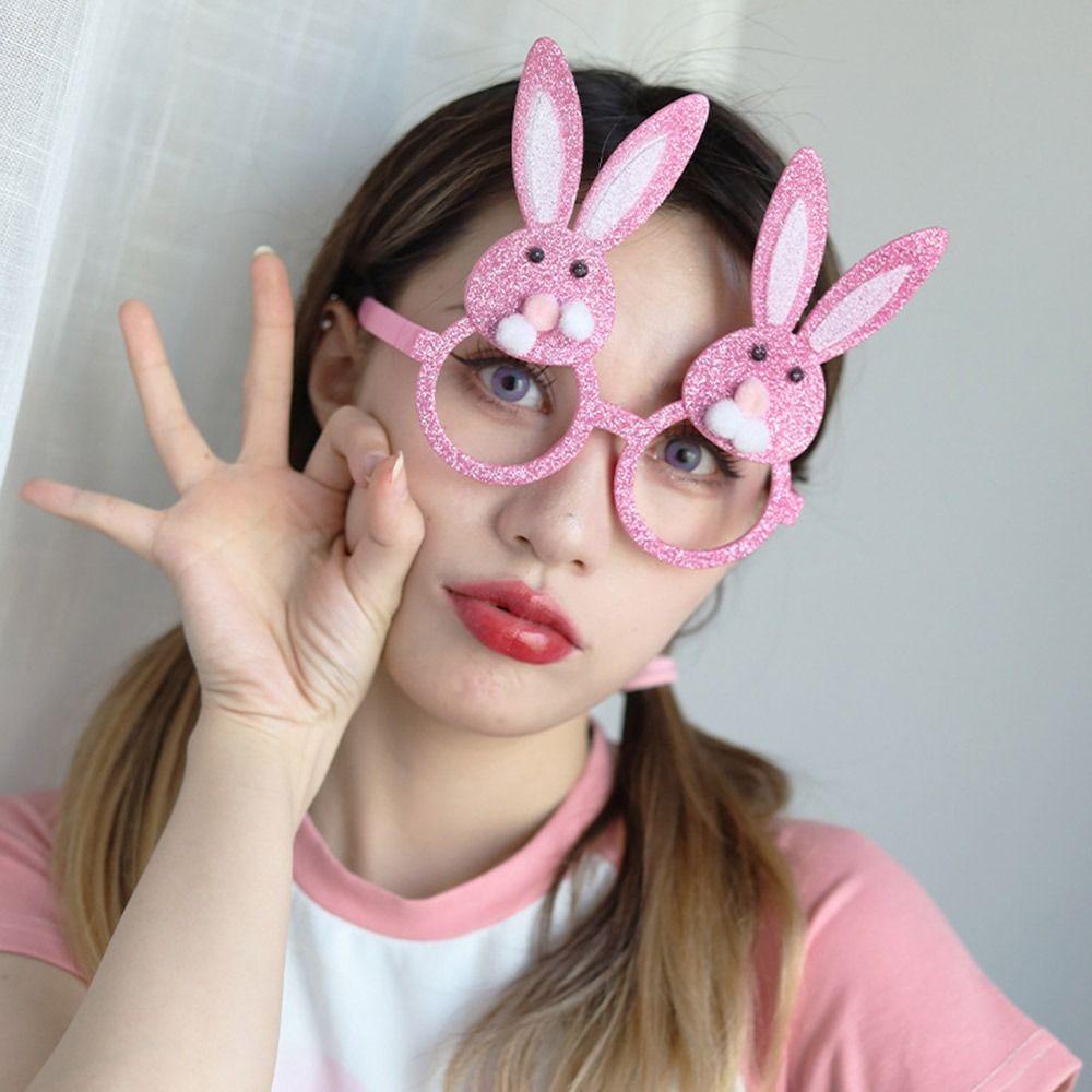 Пасхальные повязки на голову, очки с пасхальным яйцом и кроликом, креативные очки с кроликом-цыпленком, забавные очки для детей и взрослых