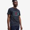 FRED PERRY [Sport] Tennis Court Graphic T-Shirt - Navy Afpm2531311-608