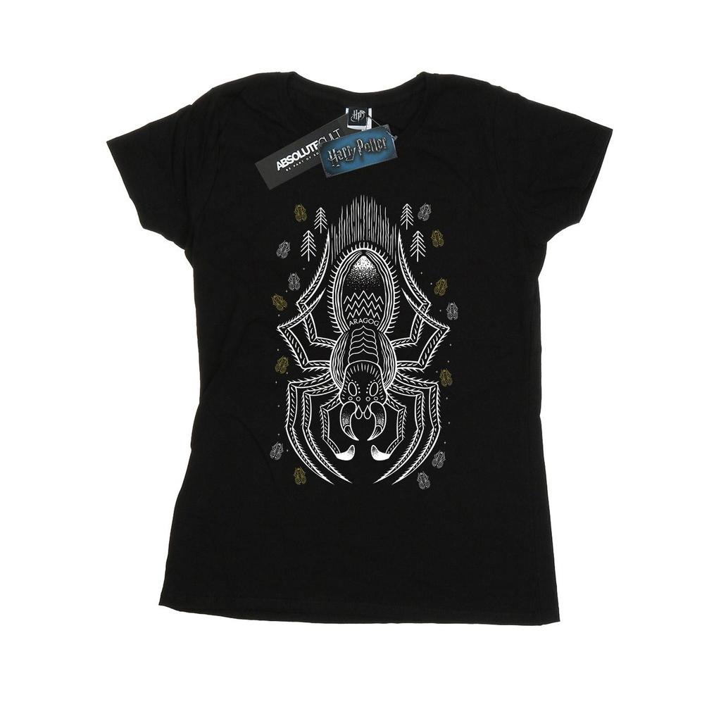 Harry Potter Womens/Ladies Aragog Line Art Cotton T-Shirt