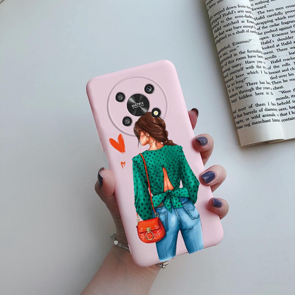 Case For Honor Magic 4 LITE X30 X9 5G Back Cover Super Mom Baby Fashion Girls Soft Phone Case Silicone Funda For Honor X30 Capa