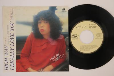 7-дюймовая пластинка MIDORI SAWADA High Way I Really Love You NASH3S NASH 1981 Япония Японский Поп-Рок Б/у
