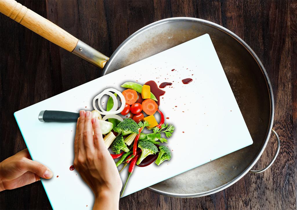 GLASS CUTTING BOARD 52x30 PIECE