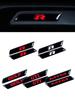 2Pcs 3D Car Seat Lift Button Stickers R Line Rline Badge Decorative Stickers For VW Golf 6 8 GTI MK6 MK8 Touran Mtm Accessories