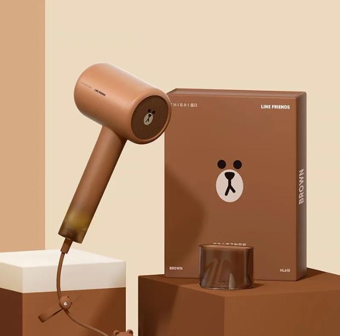 Xiaomi ZHIBAI L1 LINEFRIENDS портативный фен с отрицательными ионами