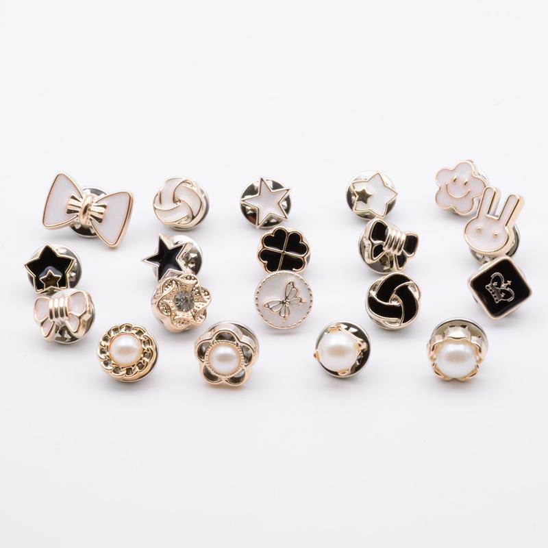 Универсальная брошь в корейском стиле: Бесшовные пуговицы для одежды, шарфа, шляпы и лацкана