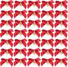 10/50PCS Christmas Sparkling Bows Decoration Xmas Tree Pendant Ornaments for Home Christmas New Year Party DIY Bow Decorations