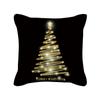 Новый скандинавский рождественский золотой чехол на подушку для дивана, прикроватный чехол на подушку