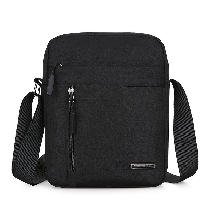 Men's Nylon Business Travel Crossbody Bag - Large Capacity Korean Style Shoulder Handbag