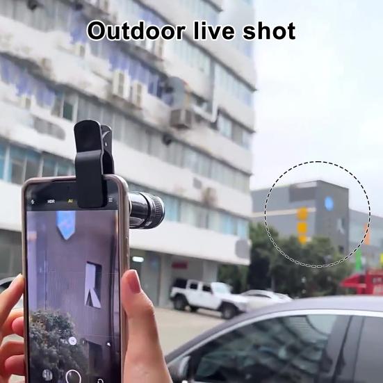 8X Объектив для камеры телефона с клипсой Легкий для съемки фото и видео