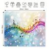 2D Flat Print Music Note Wave Backdrop Bokeh Glitter Background Cloth