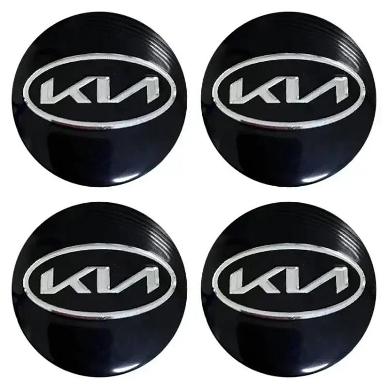 AAND1 4PCS 56MM Car Wheel Center Hub Sticker for KIA Sportage Rio K2 K3 Ceed KX3 K7 K5 Optima Cerato Proceed Venga Sedona Accessories