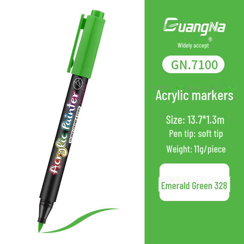 Acrylic Water-Based Paint Marker Pen for DIY, Graffiti, Body Painting - Soft Head Hand Account Painting Pen