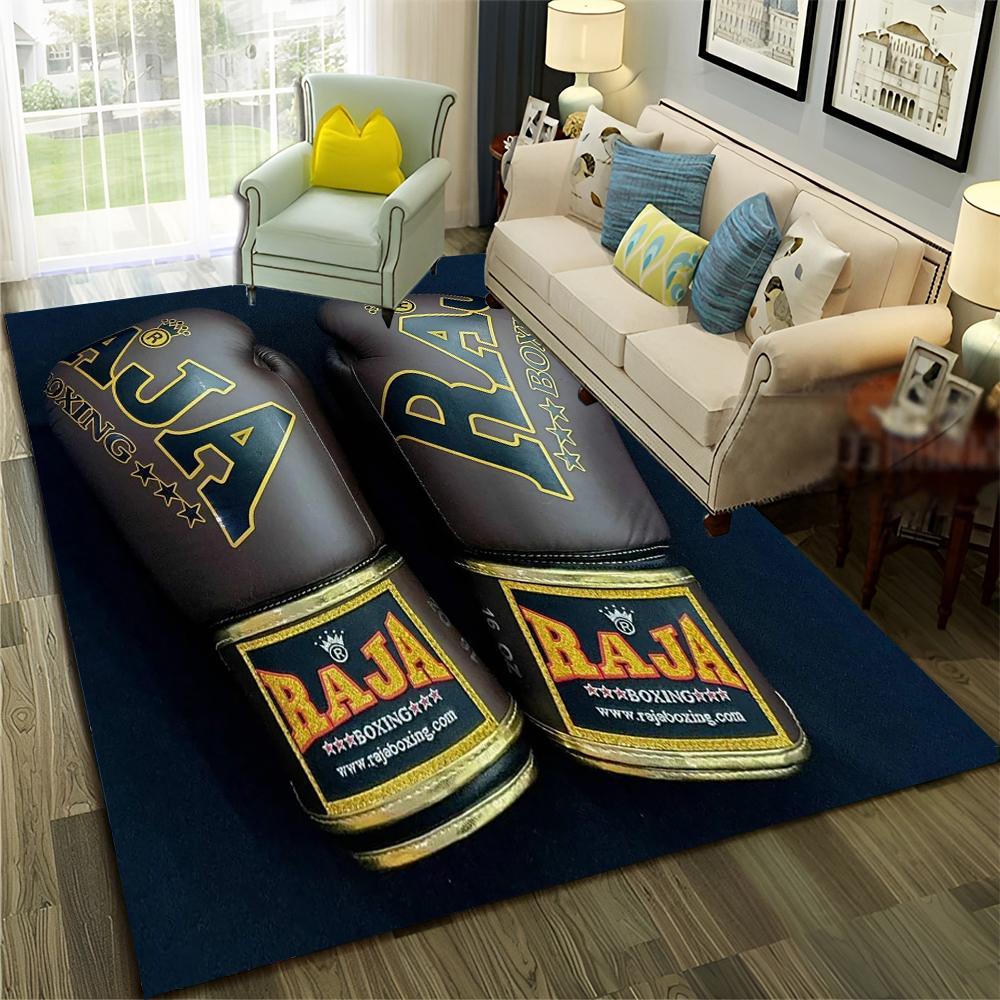 HD Боксерский бой HD Боксерские перчатки 3D Ковер для дома Гостиная Спальня Диван Придверный коврик Декор, Детский ковер Нескользящий коврик для пола