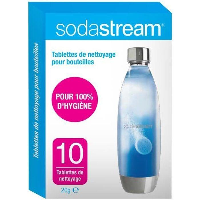 SODASTREAM Cleaning Tablets - Cleans and Sanitizes Your Carbonation Bottles - X10