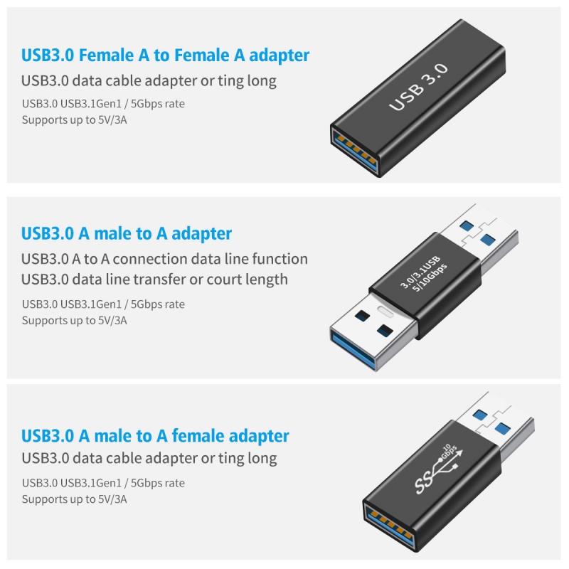 FONKEN USB 3.0 Micro USB Type-C OTG Разъем Разъем питания Адаптер для зарядки адаптер «папа-мама»/папа-папа/мама-папа конвертер