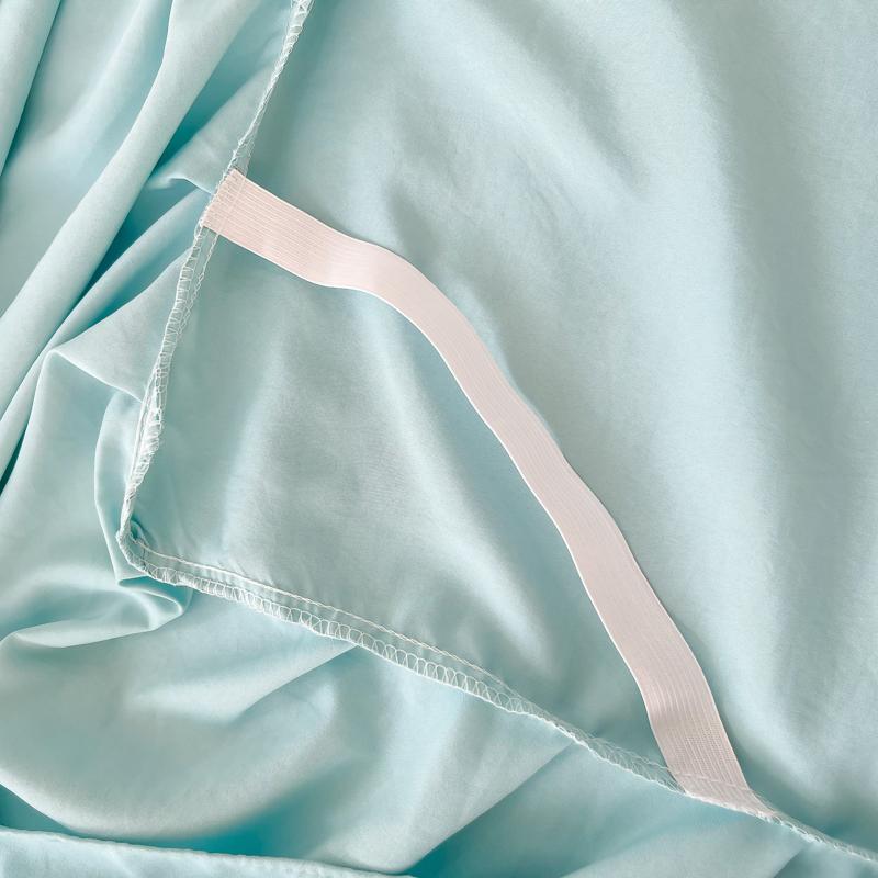 1 шт. однотонная юбка-кровать с кружевом, всесезонное покрывало с оборками Queen/King roupa de cama(Без наволочки)