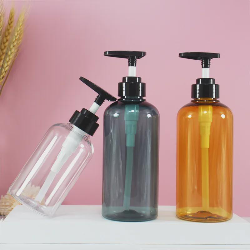 Премиальный флакон шампуня для домашних животных объемом 300 мл и флакон густого геля для душа объемом 500 мл для отелей высокого класса