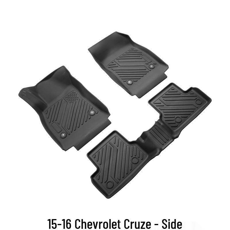 Экологичные напольные коврики из ТПЭ для модификации салона Chevrolet Cruze 2015-2016
