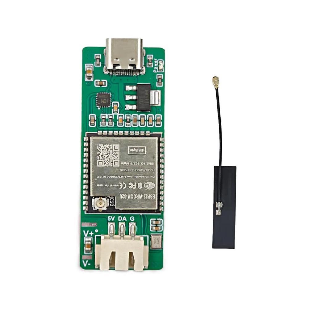 USB-C контроллер WLED CH343 для светодиодных лент WS2812X, поддержка загрузки прошивки