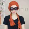 Hand-Woven Braided Headscarf for Girls - Fashionable Autumn/Winter Neck Collar & Headband