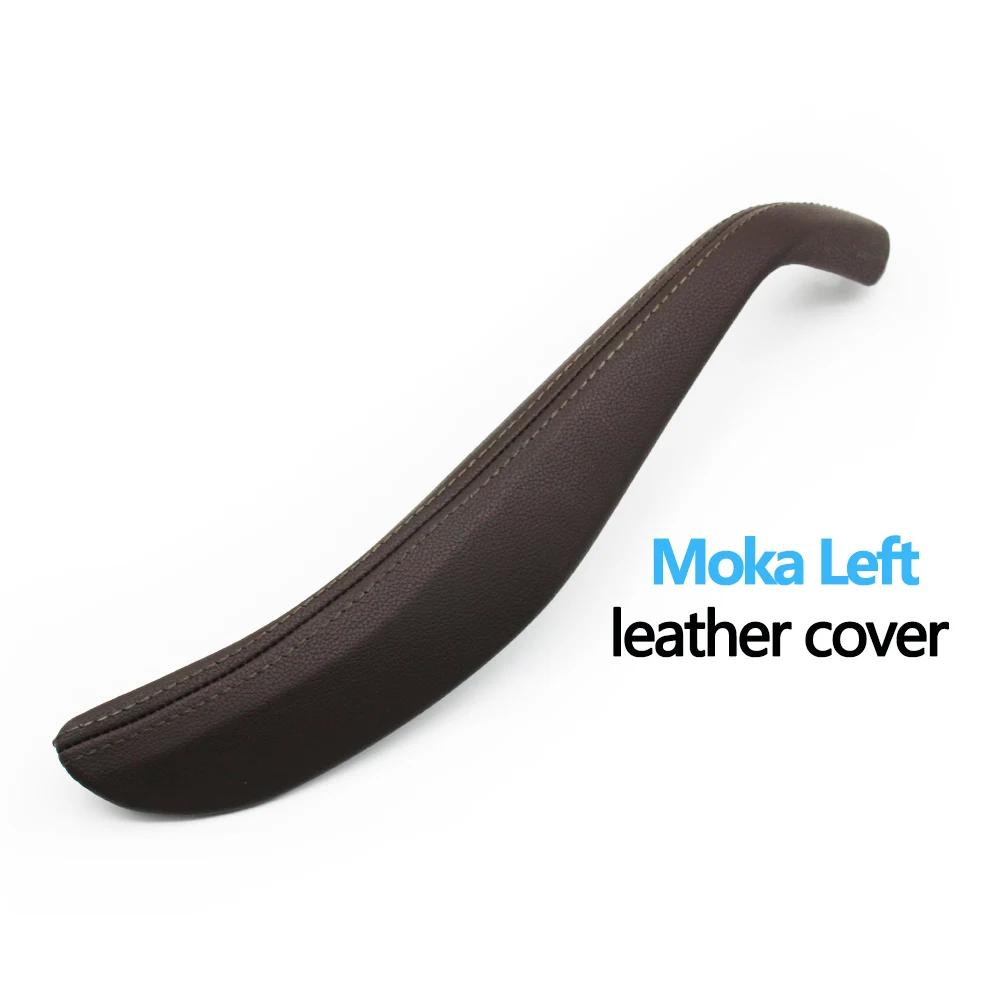 Complete Left Right Interior Door Pull Handle Leather Outer Cover Replacement For BMW 5 Series G30 G31 F90 2018-