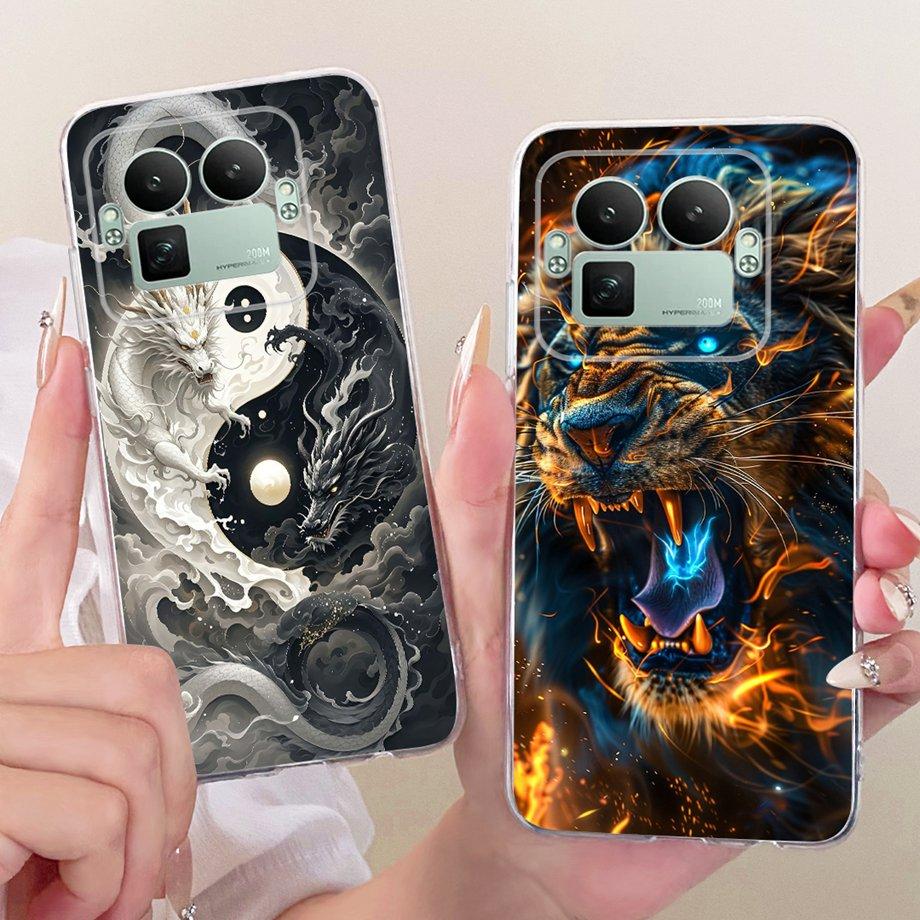 For Realme GT 8 Pro RMX5210 Phone Case On Realme GT8 Soft Clear Silicone Back Cover Butterfly Dragon New Fashion Shockproof Capa