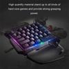 One-Handed Mechanical Gaming Keyboard Rgb Backlit Portable Mini Gaming Keypad
