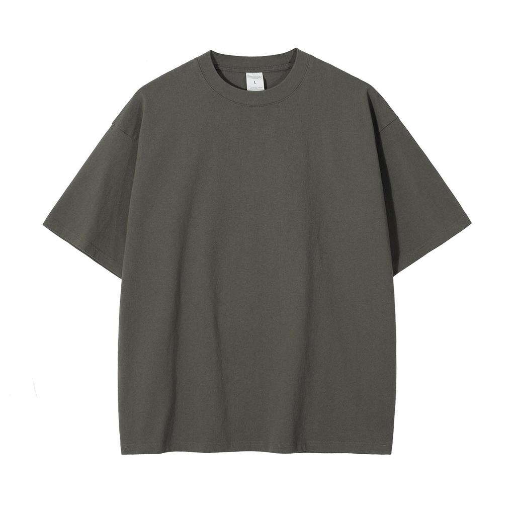 310 г/м² 100% хлопок стираная футболка с индивидуальным принтом мужские футболки персонализированная футболка