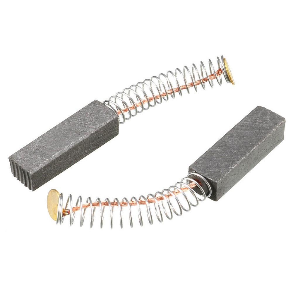 Top Notch Replacement Carbon Brushes 2pcs for Electric Motors 20mm X 6mm X 5mm