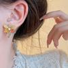 2025 Trendy Crystal Flower Earrings - High-End, Exquisite, Versatile Design