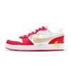 Кроссовки для скейтборда Court Borough Red Gold Stepping Through The Ages Амортизация Легкие Низкие Женские Красные DV5456-137(Team1713-)
